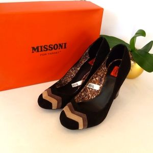 Missoni for Target black suede shoes